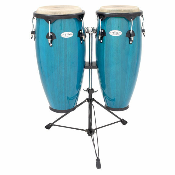 Toca Synergy Series Conga Set with Stand - Bahama Blue Finish