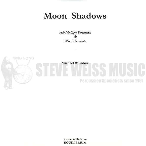 Udow-Moon Shadows (Wind. ens. version) (StSP)-solo V/ chromatic gongs/almglocken/P/PN