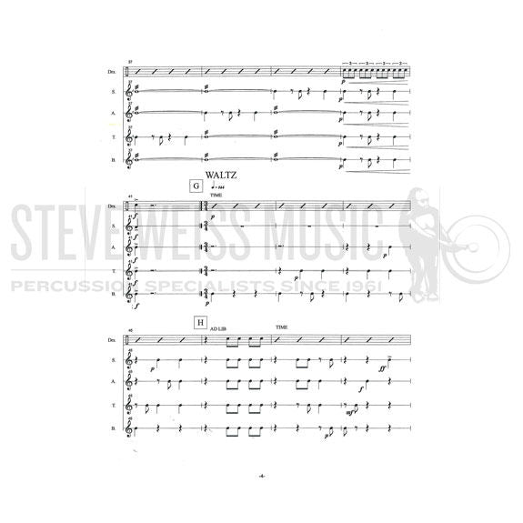 Udow-Suite for Jazz Drums and 4 Hand Clappers