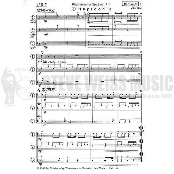 Veit-Rhythmical Fun w/Tricks (#1-#6)