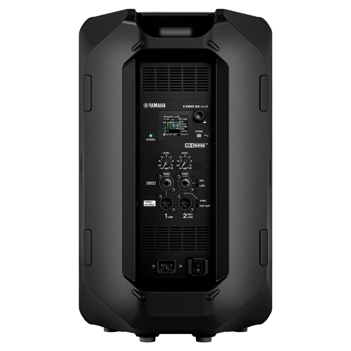 Yamaha DXR10mk3 10" 2-way Powered Loudspeaker rear view