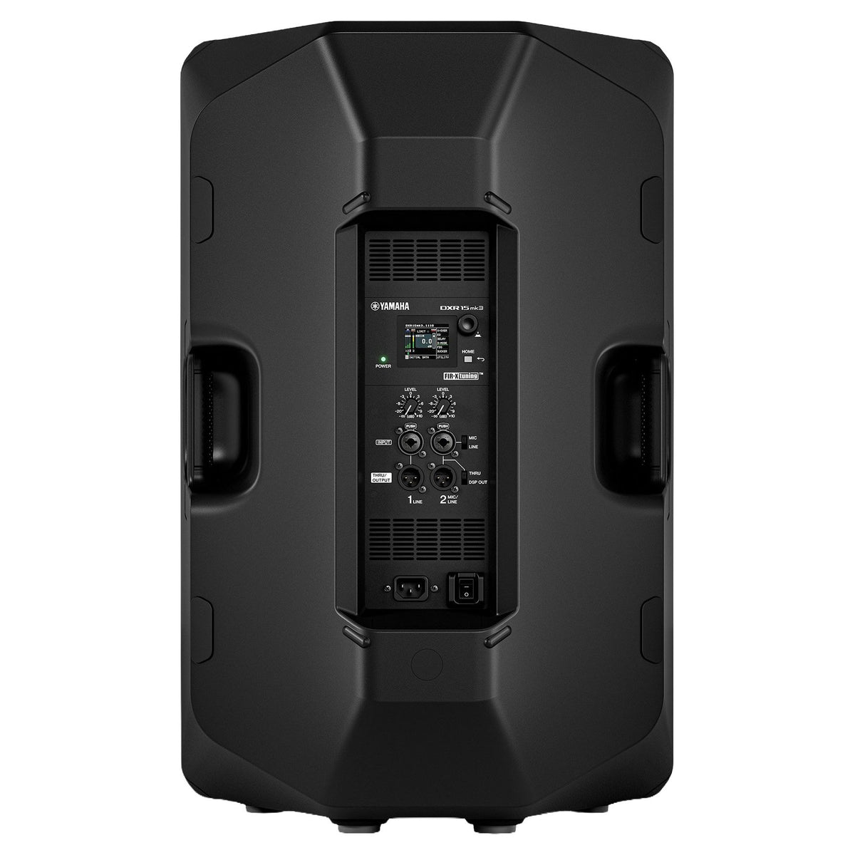 Yamaha DXR15 MK3 Powered PA Speaker Back Side 1