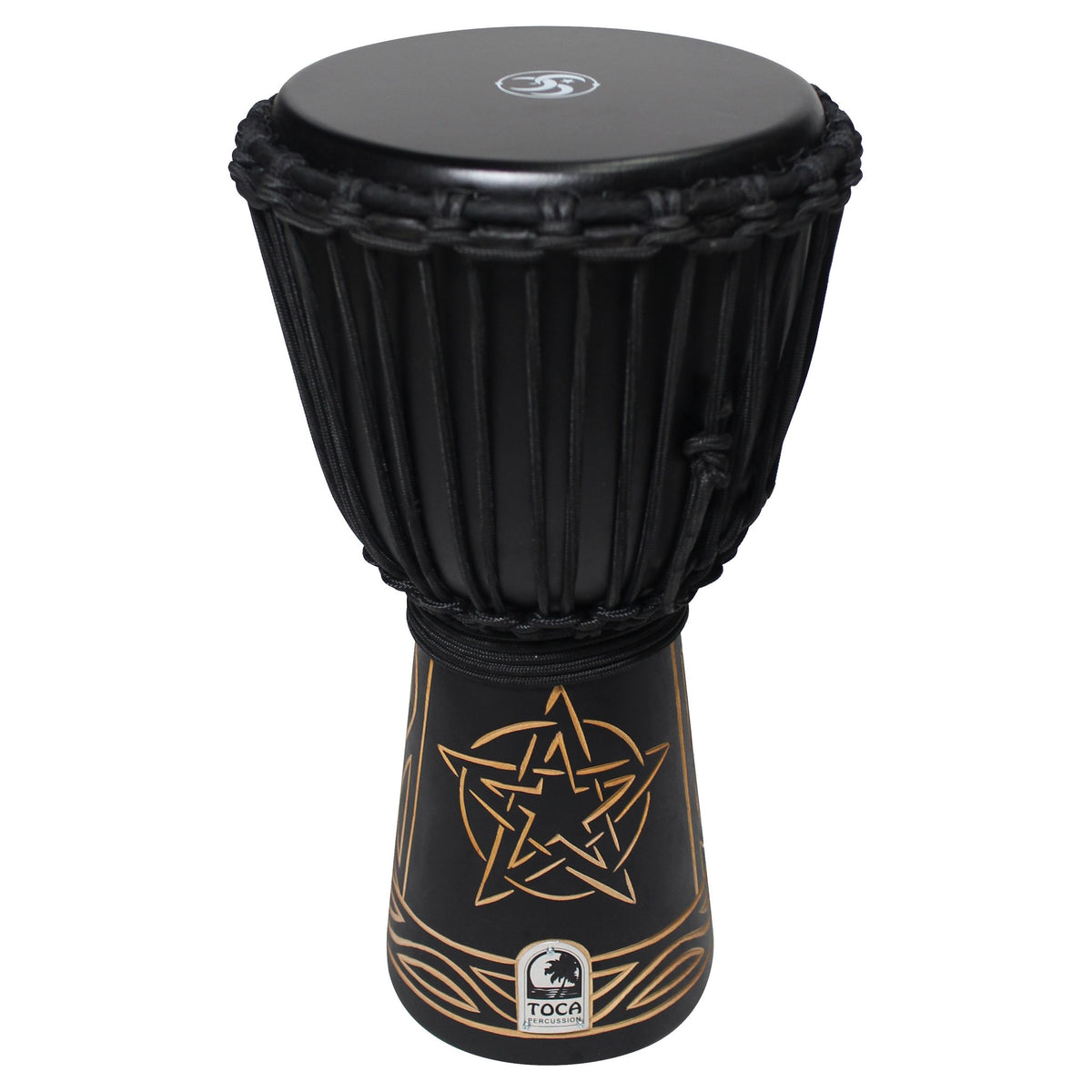 10" Toca Sully Erna Black Mamba Wood Rope Tuned Djembe