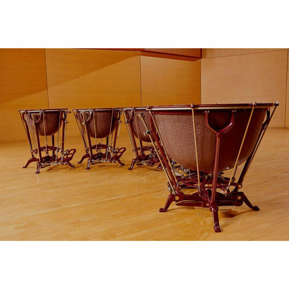 26" Adams Dresden Vintage Timpani American Setup, No wheels - Calf Heads