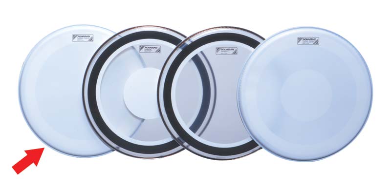 18" Aquarian Texture Coated Studio X Drumhead