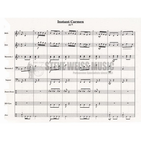 Bizet-Instant Carmen arr. Brooks (SP)-B/X/M/4T/P