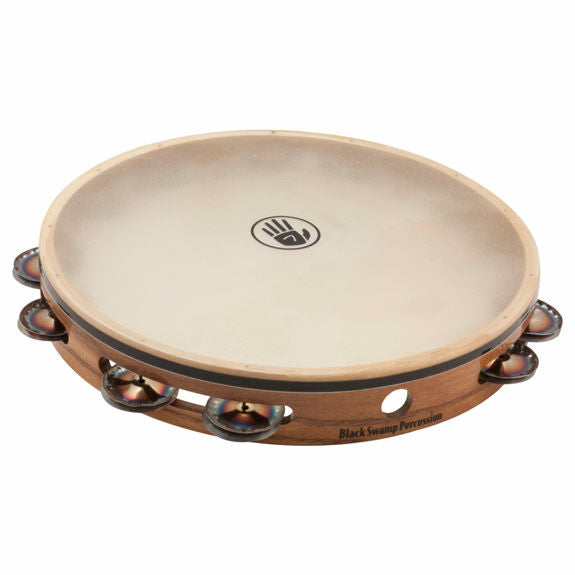 Black Swamp 12" Single Row Tambourine - Chromium 25