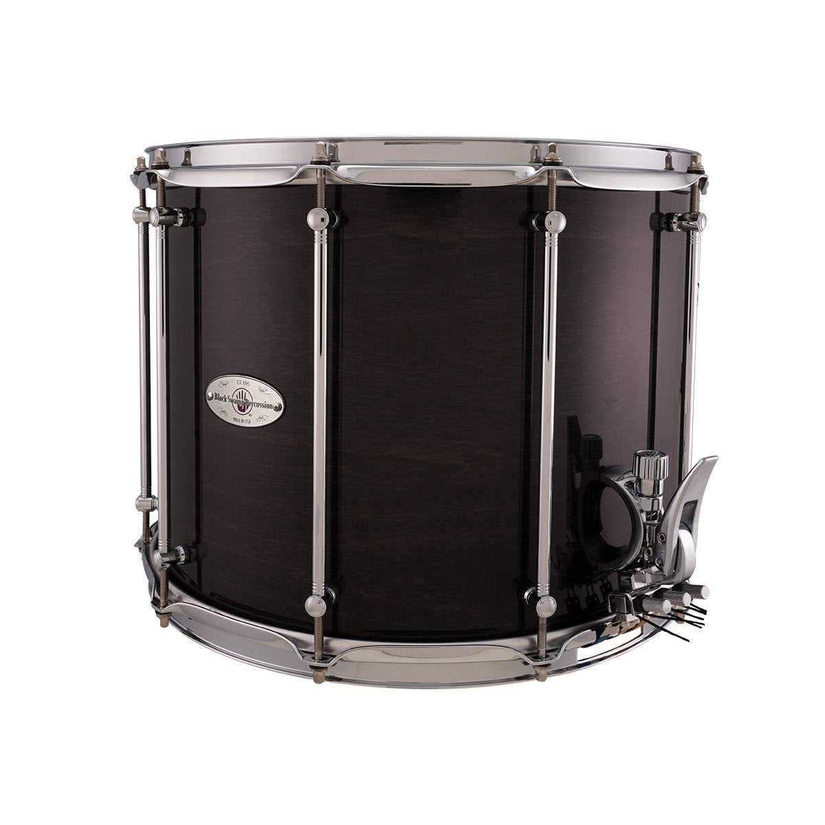Black Swamp 15"x12" 2.3mm Hoop Symphonic Field Drum Concert Black Trio Strainer BLA-SA1215MST-CB