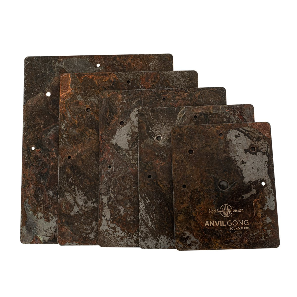 Black Swamp Anvil Gong - Rectangular Sound Plate - 7.5" - Image 3