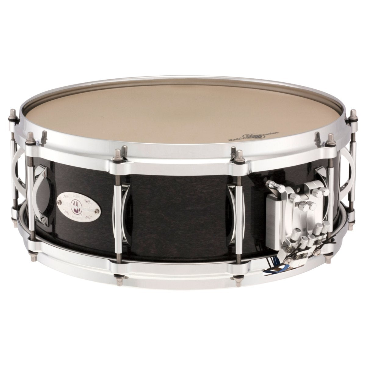 Black Swamp Maple Multisonic Snare Drum - 14" x 4" - Concert Black