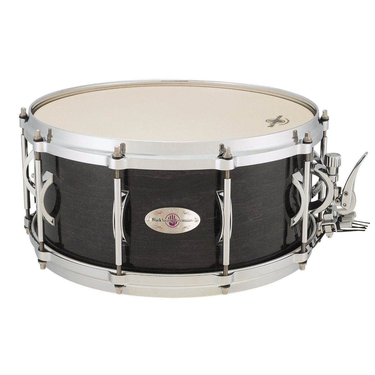 Black Swamp SoundArt Maple Concert Snare Drum - 14" x 6.5" - Concert Black