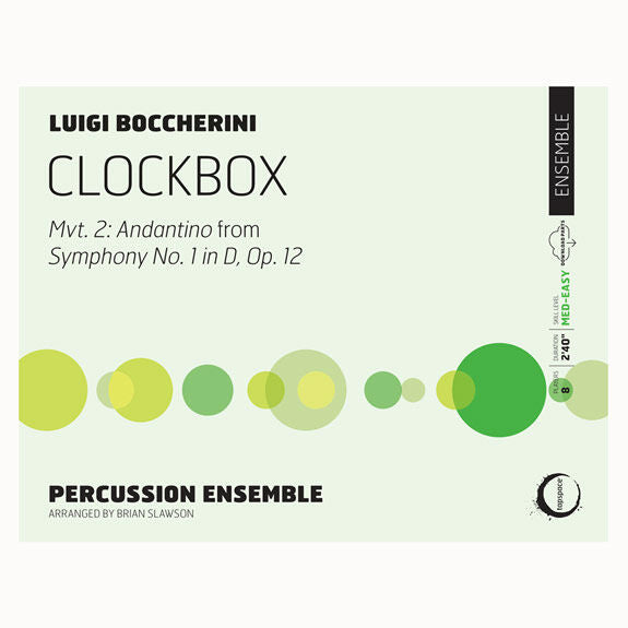 Boccherini-Clockbox arr. Slawson (SP)-B/V/C/X/3M/P