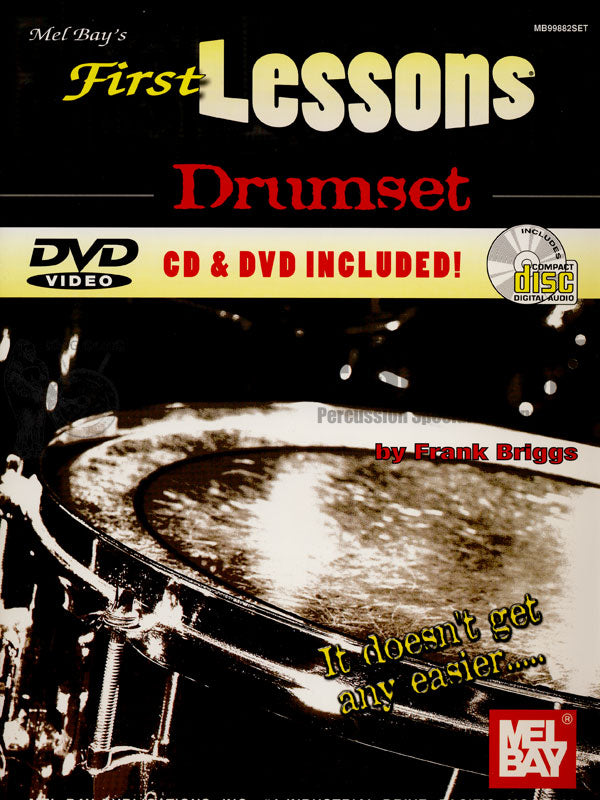 Briggs-First Lessons: Drumset (CD)