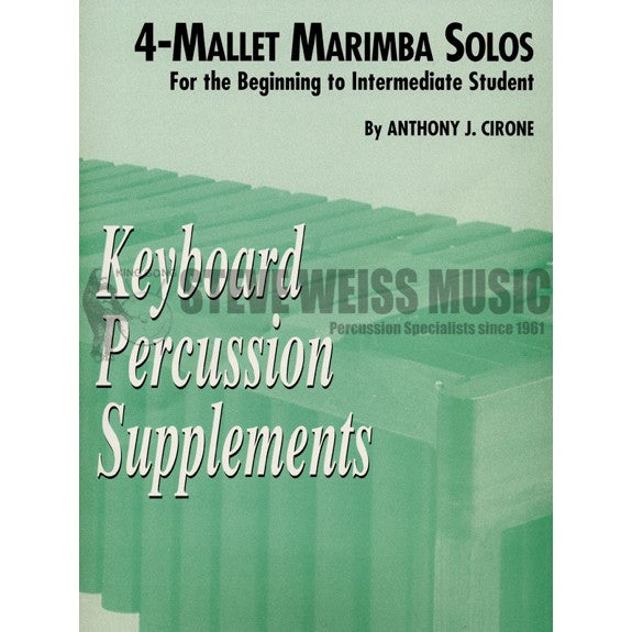 Cirone-Four Mallet Marimba Solos
