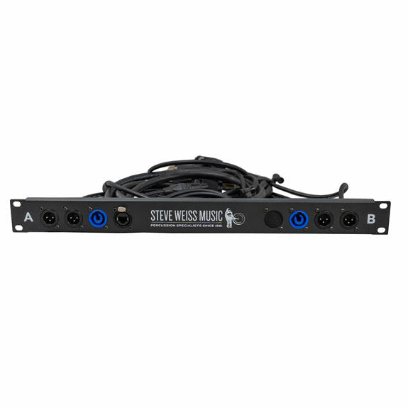 Conquest Sound Custom Steve Weiss XLR and Powercon Quick Connect Panel