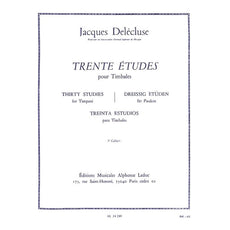Delecluse-30 Studies for Timpani Volume 3