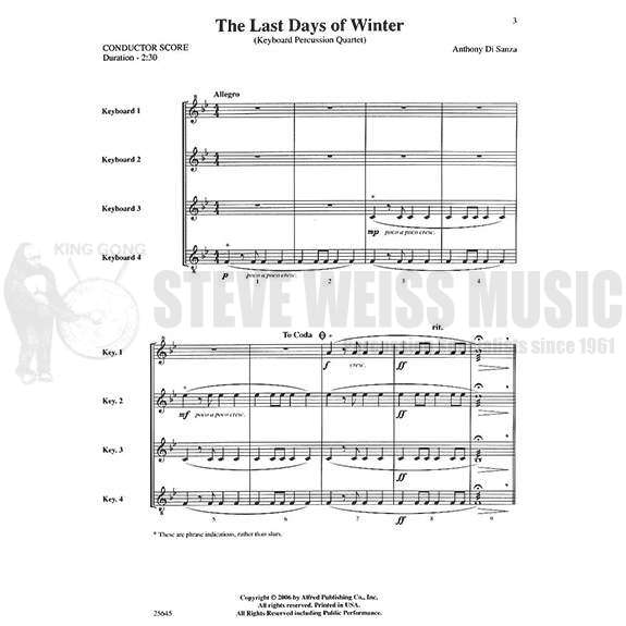 Di Sanza-Last Days of Winter (SP)-4 mall. inst.