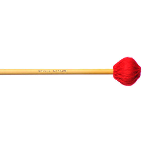 Encore Kana Omori Signature Medium Hard Marimba Mallets - Rattan