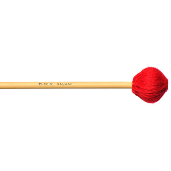 Encore Kana Omori Signature Medium Marimba Mallets - Rattan