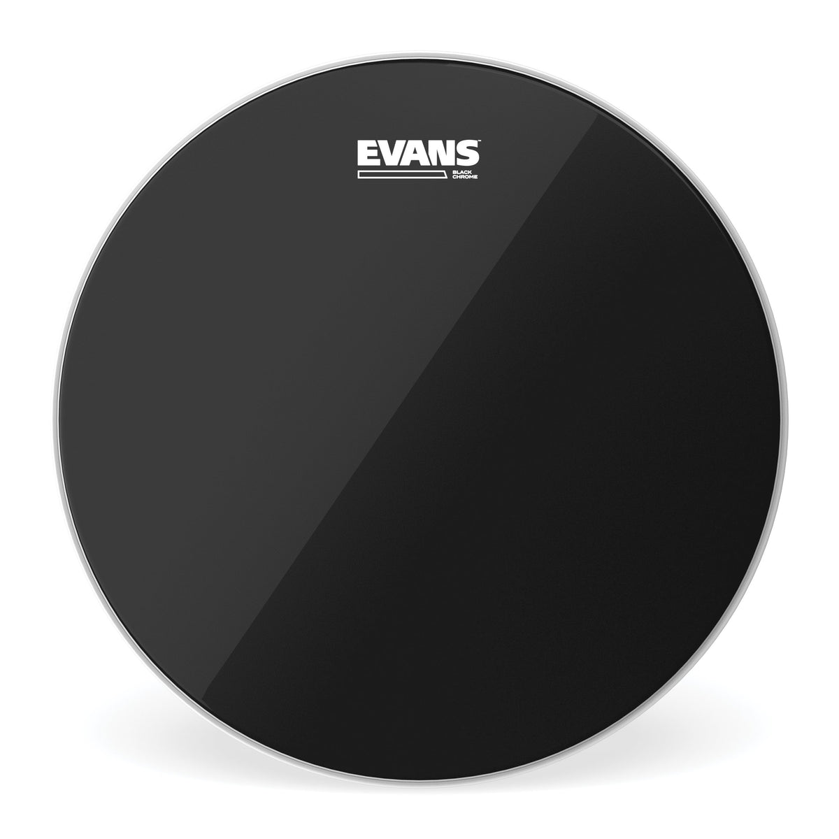 Evans Black Chrome Drumhead - 12" - Image 1