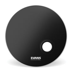 Evans EMAD Black Resonant Bass Drumhead - 20" - Image 1