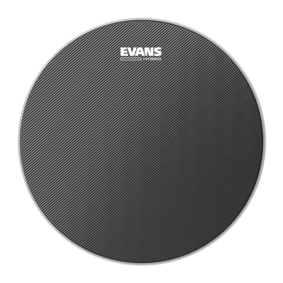 Evans Hybrid Grey Marching Snare Drumhead - 14" - Image 1