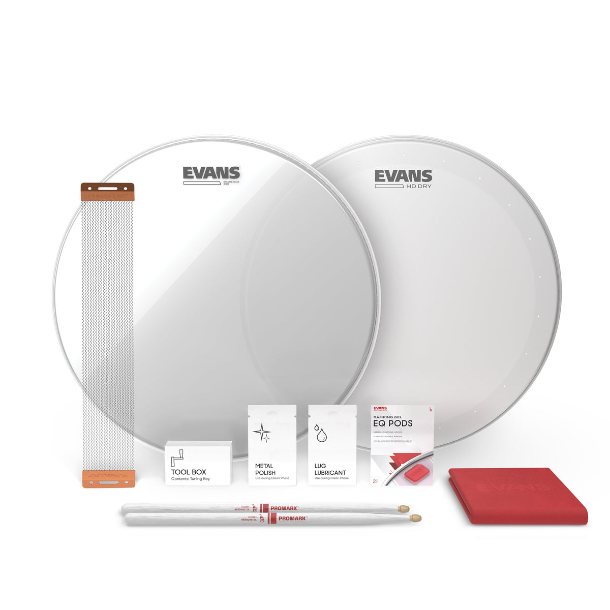Evans Snare Drum Tune Up Kit - 13" HD Dry - Image 1
