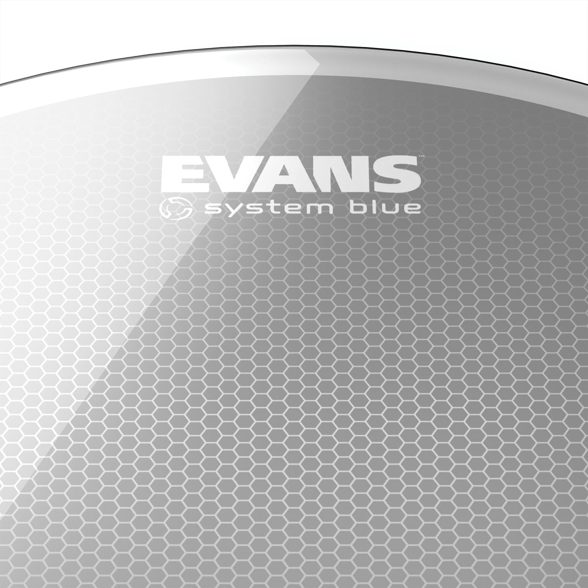 Evans System Blue Marching Tenor Drumhead - 13" - Image 2