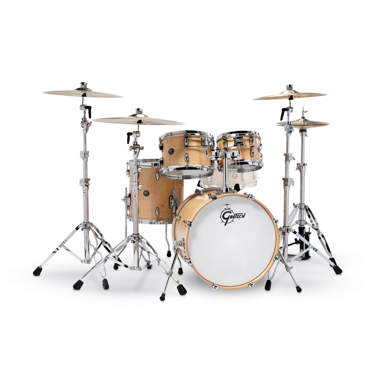 Gretsch Renown Maple 4pc - Gloss Natural 20/10/12/14 rn2-e604-gn