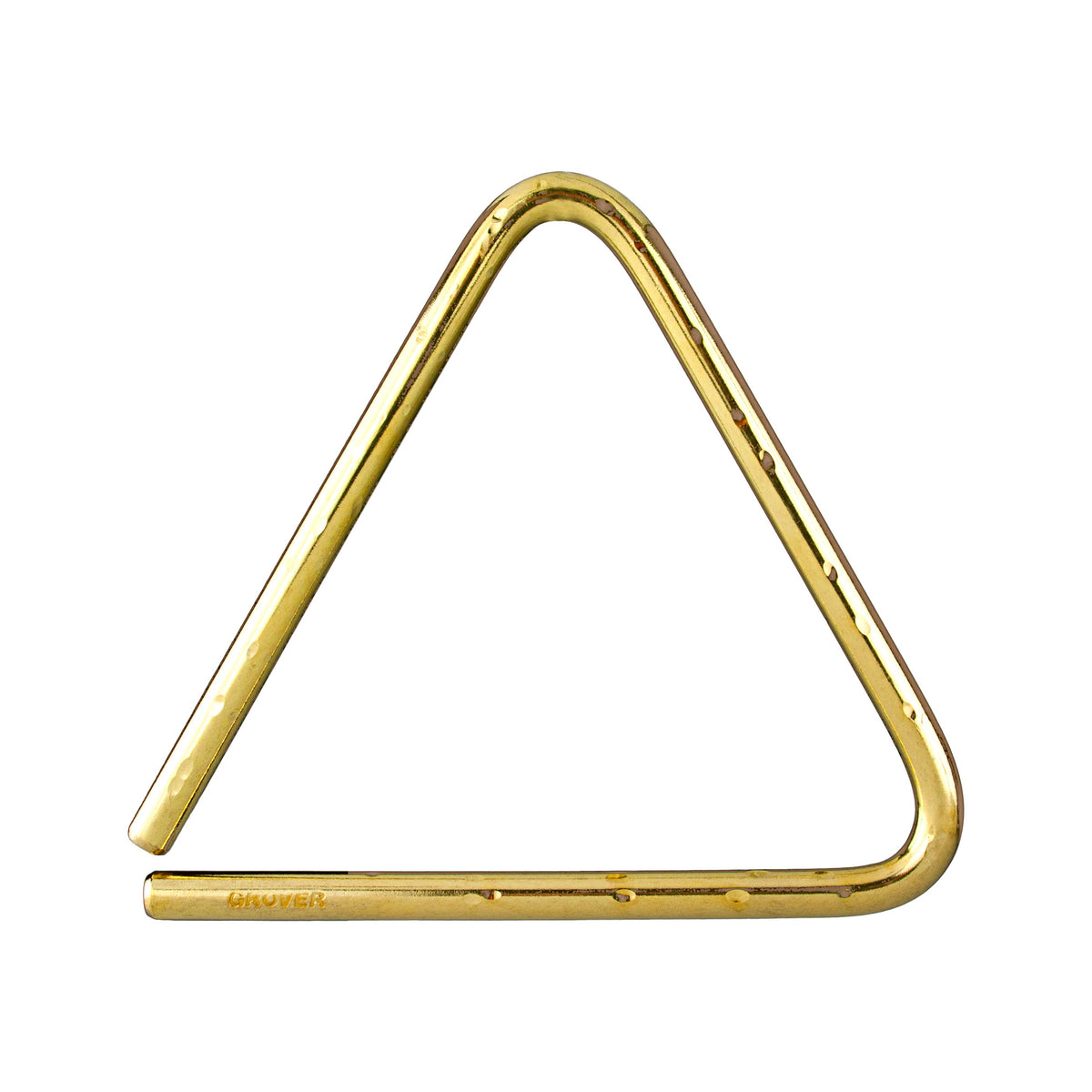 Grover Bronze Hammered Lite Triangle - 4" - Piccolo
