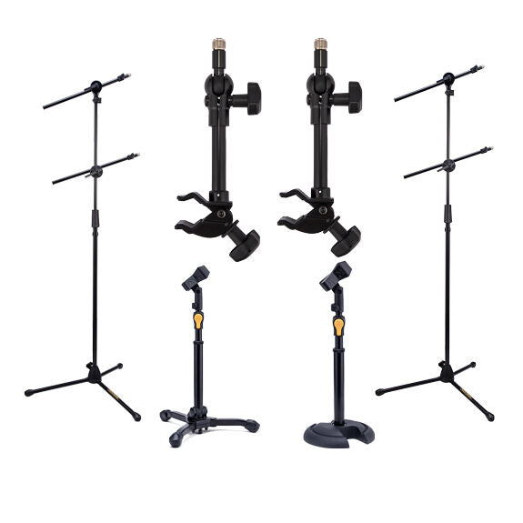 Hercules Drum Set Microphone Stand Bundle