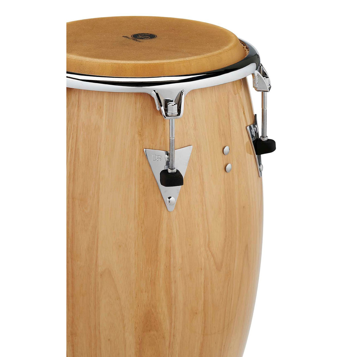 LP Classic Top-Tuning Wood Conga with Chrome Hardware - 11.75" - Natural - Image 5