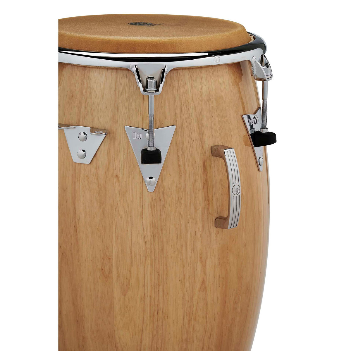 LP Classic Top-Tuning Wood Quinto with Chrome Hardware - 11" - Natural - Image 4