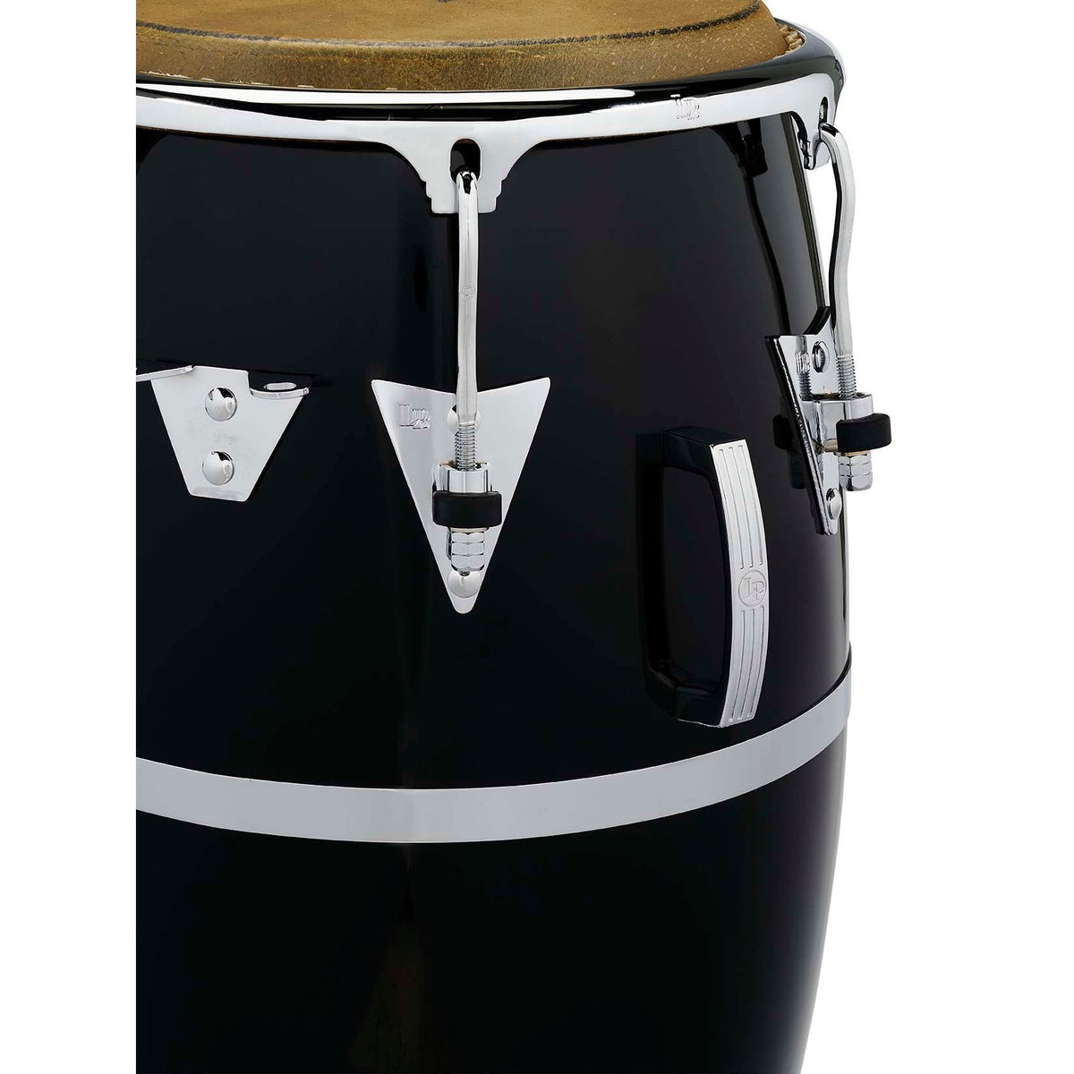 LP Patato Fiberglass Tumba - 12.5" - Black with Chrome Hardware - Image 4