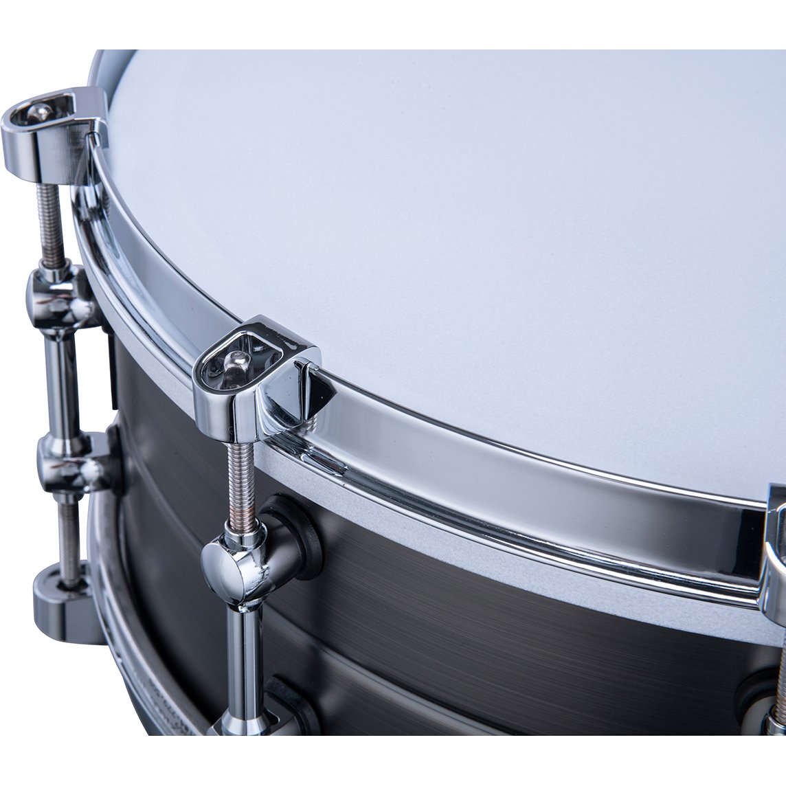 Majestic 14"x6.5" Brass Opus One Snare Drum Rigid-Cast Claw Hooks
