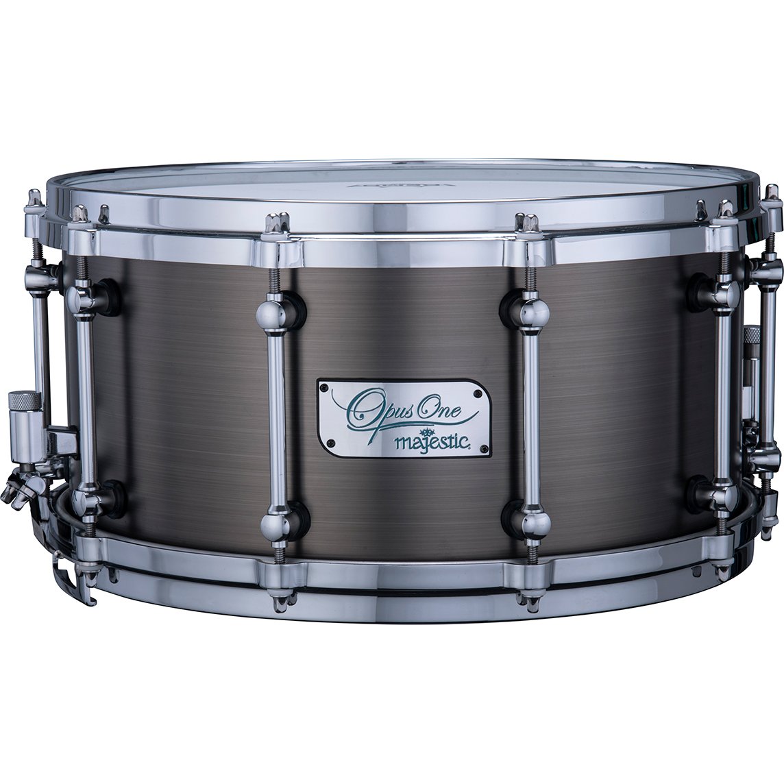 Majestic Opus One Iron Concert Snare Drum - 14x7 - Brushed Nickel MOS1470CR
