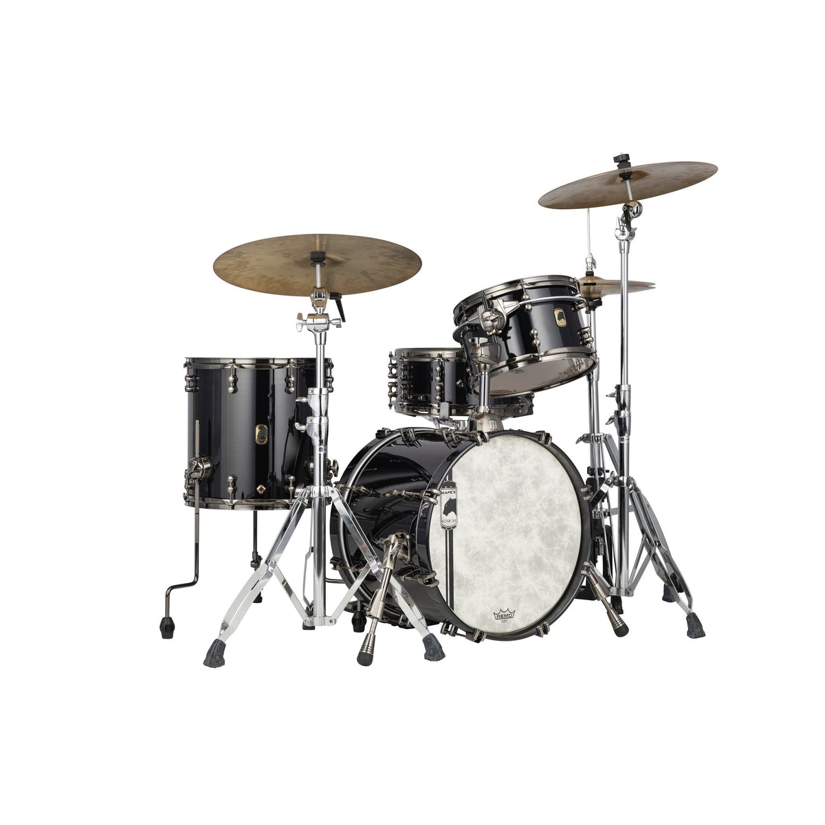 Mapex Black Panther Design Lab Cherry Bomb 3-Piece Shell Pack - 18" Bass Drum Right Angle BPDLNC481XBPB