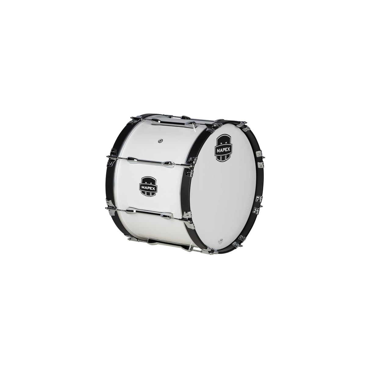 Mapex Qualifier Marching Bass Drum - 16" x 14" - Gloss White