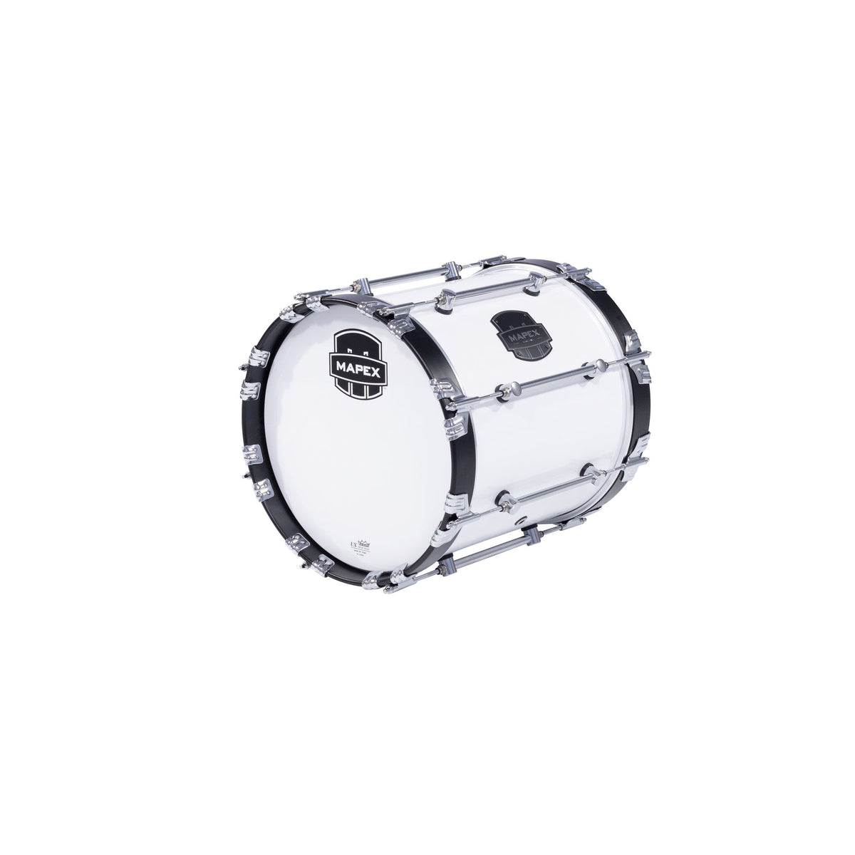Mapex Quantum Mark II Marching Bass Drum - 14" x 14" - Gloss White