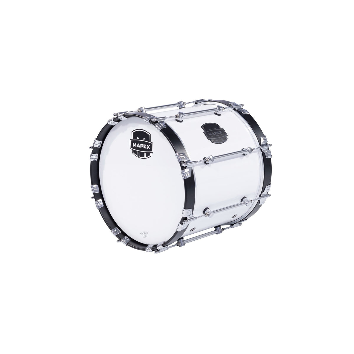 Mapex Quantum Mark II Marching Bass Drum - 16" x 14" - Gloss White