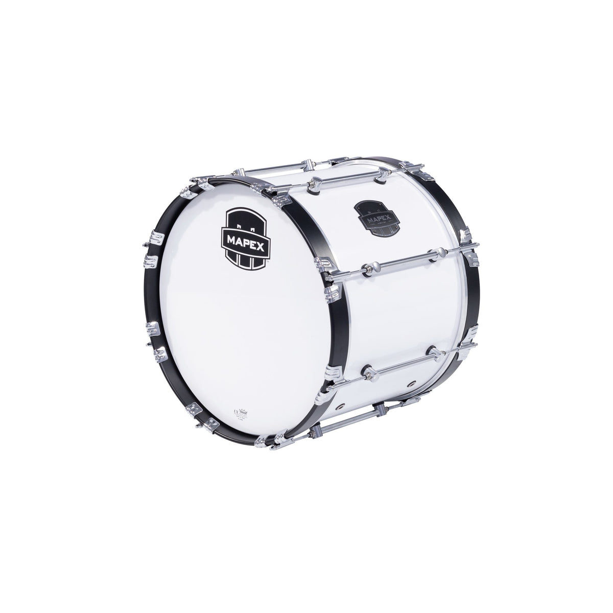 Mapex Quantum Mark II Marching Bass Drum - 18" x 14" - Gloss White