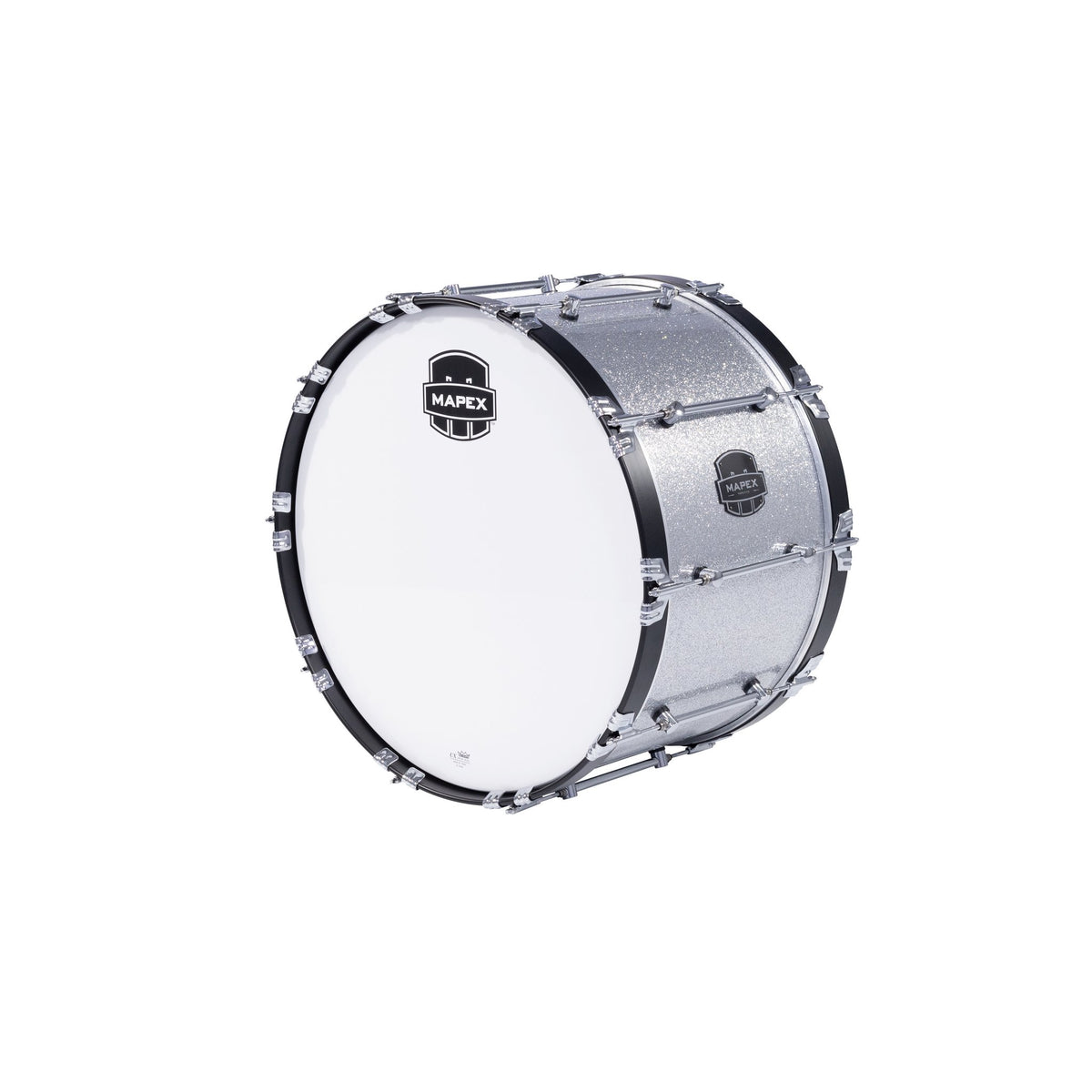 Mapex Quantum Mark II Marching Bass Drum - 24" x 14" - Diamond Dazzle