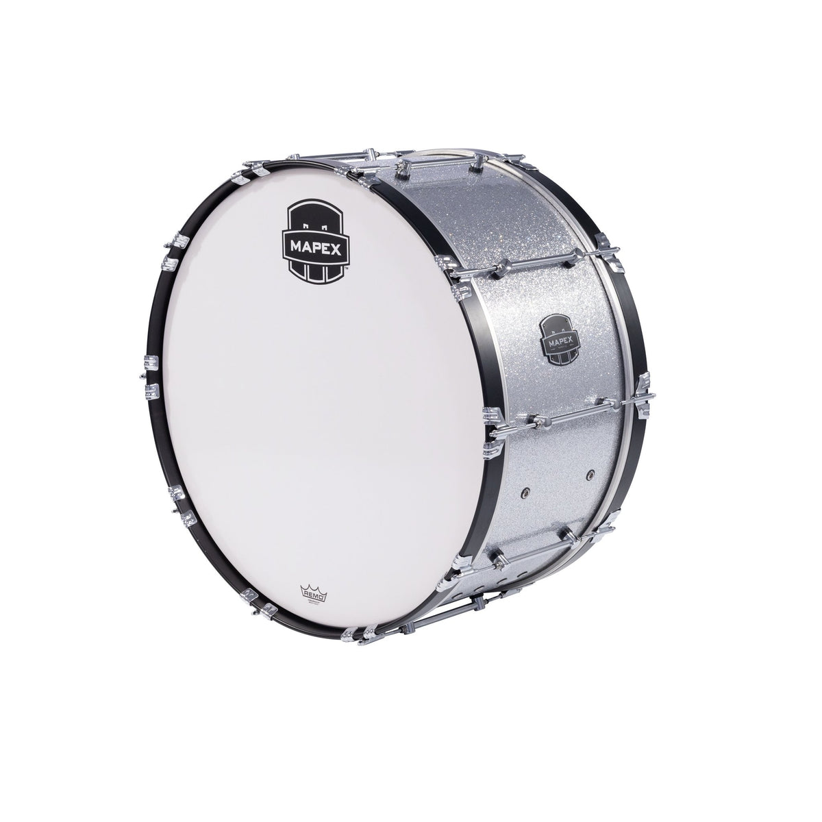 Mapex Quantum Mark II Marching Bass Drum - 30" x 14" - Diamond Dazzle