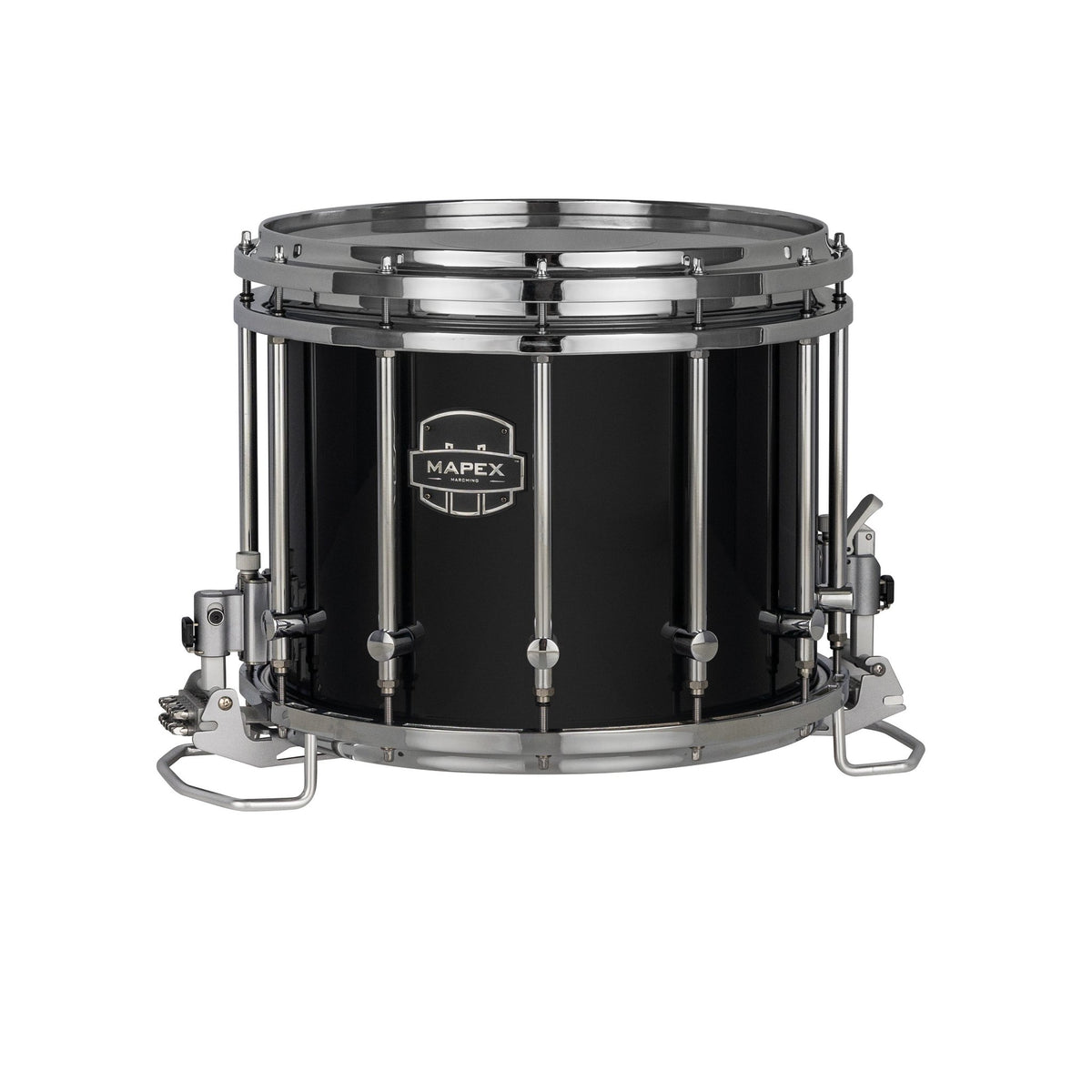 Mapex Quantum MkII 14x12 Snare Drum, Chrome HW, Gloss Black QCNX1412S-DK-CC