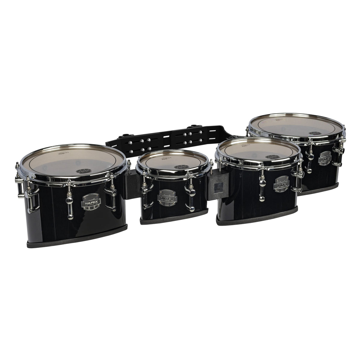 Mapex Quantum MkII California Cut Quad 8,10,12,13 Black QFMT8023-CC-DK Right Angle