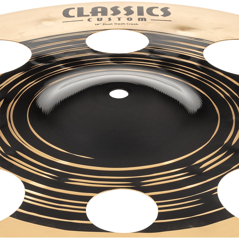 Meinl 16" Classics Custom Dual Trash Crash Cymbal - Image 3