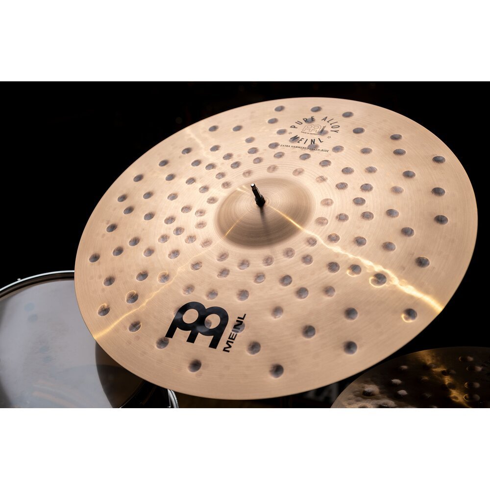 Meinl 22" Pure Alloy Extra Hammered Crash-Ride Cymbal - Image 7