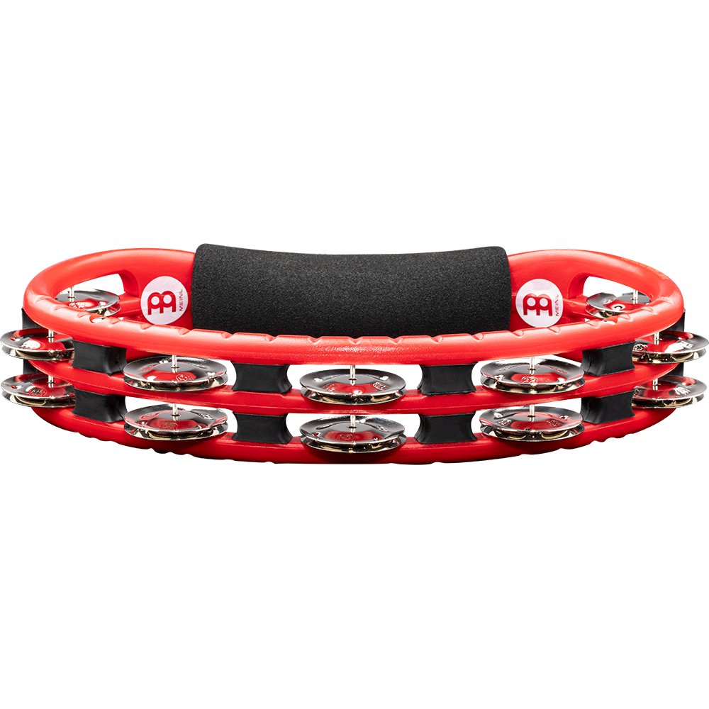 Meinl ABS Double Row Red Tambourine-Steel Jingles - Image 3