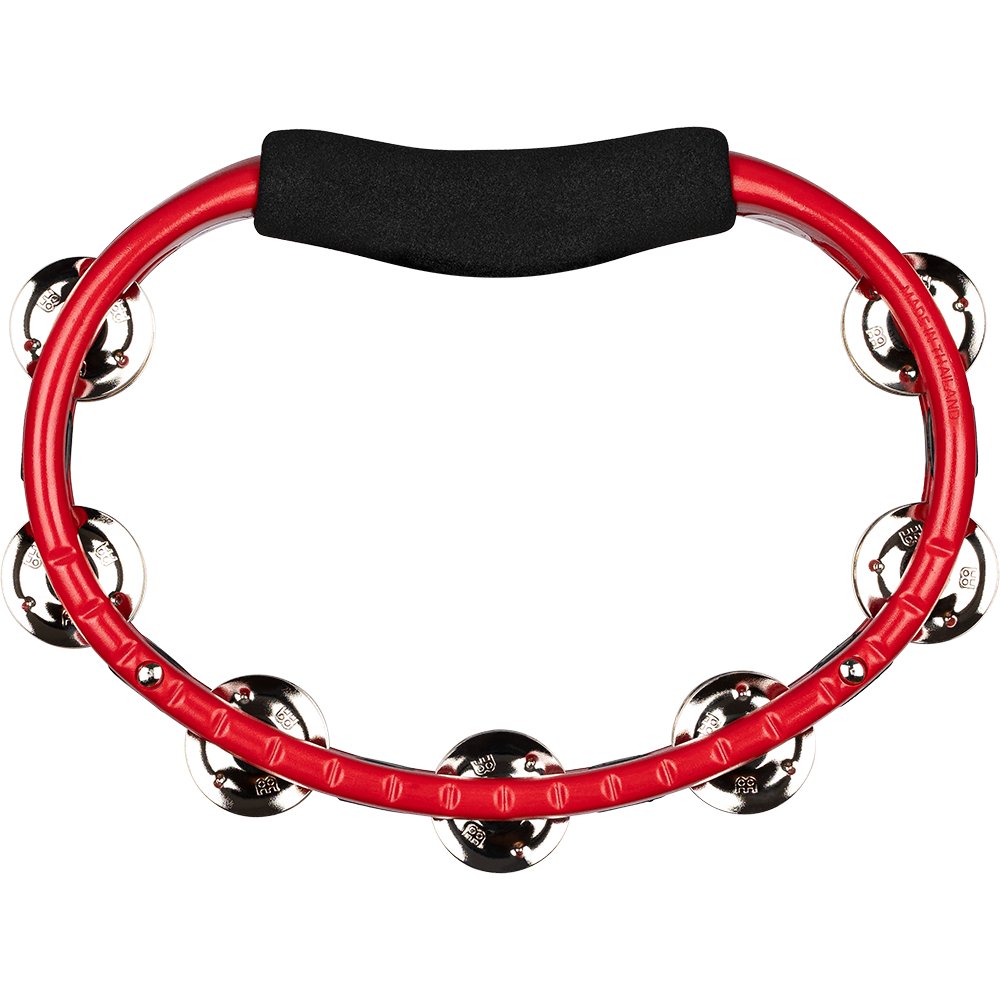 Meinl ABS Double Row Red Tambourine-Steel Jingles - Image 1