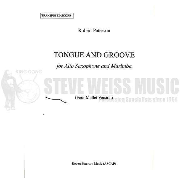 Paterson-Tongue and Groove (Four Mallet Version) (SP)-M/ASX